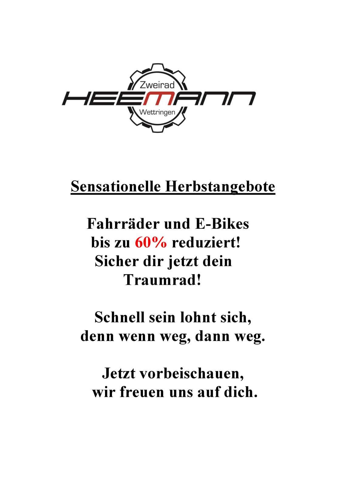 Herbstangebot 60 
